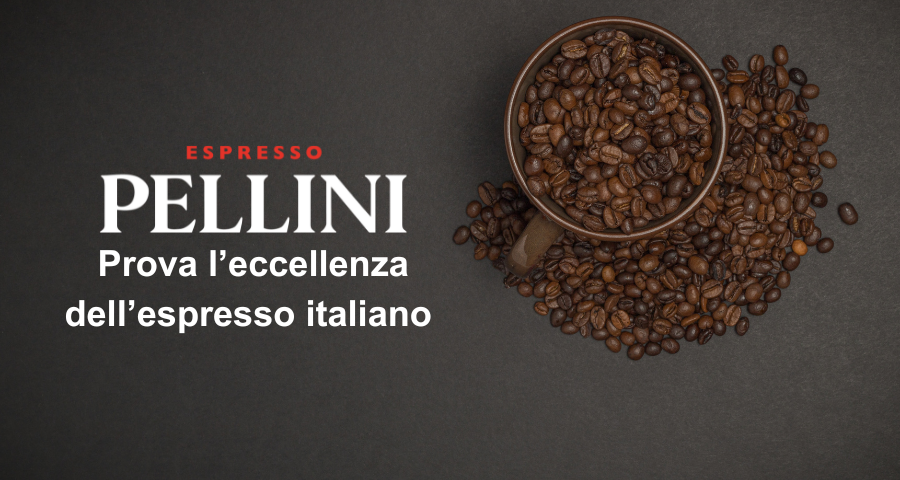 Pellini No 46 Cremoso Ground Coffee in a Brick 8.8oz/250g