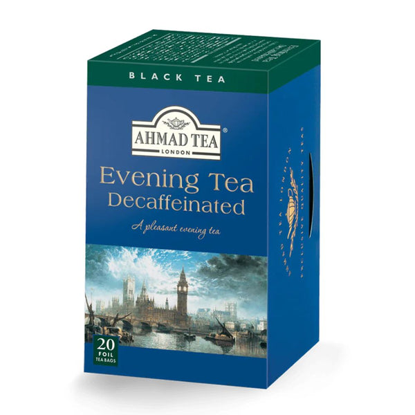 Ahmad Tea Decaffeinated Evening Black Tea 20 foil tea bags