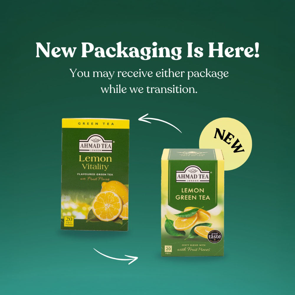 Ahmad Tea Lemon Green Tea 20 foil tea bags