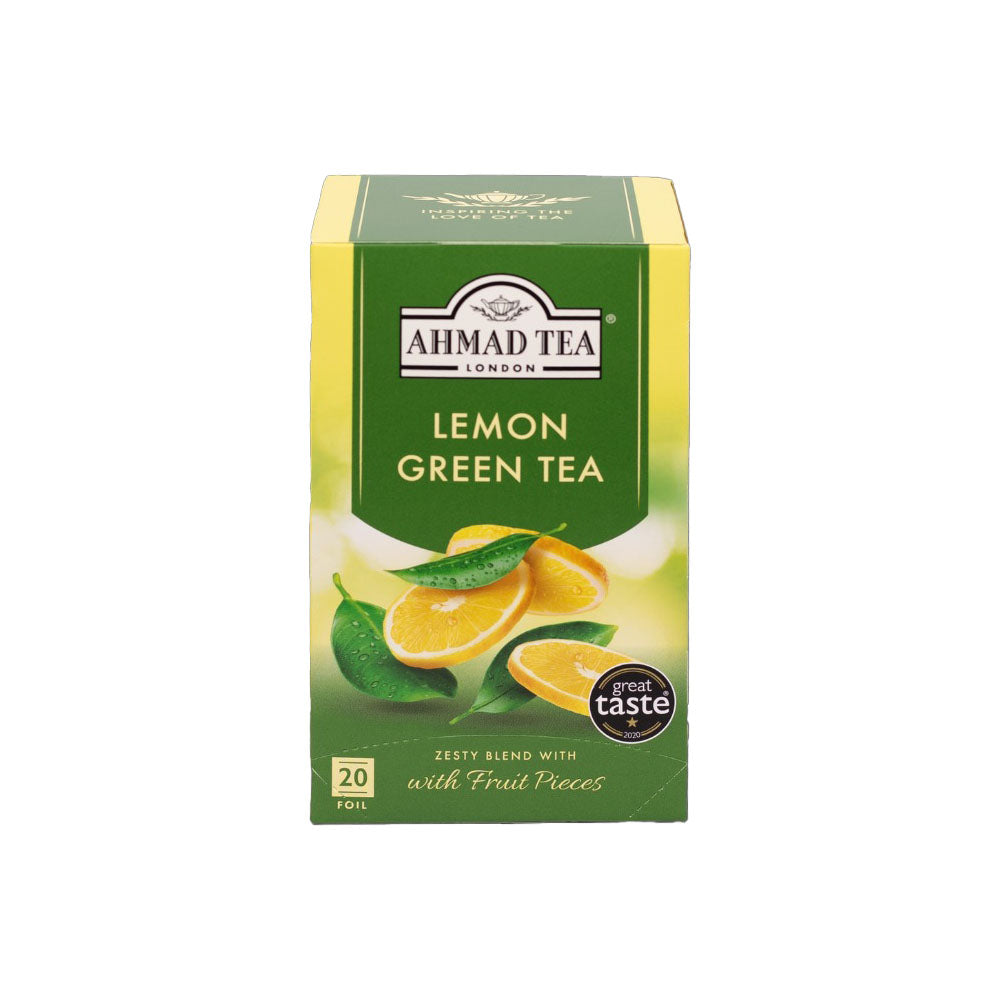 Ahmad Tea Lemon Green Tea 20 foil tea bags