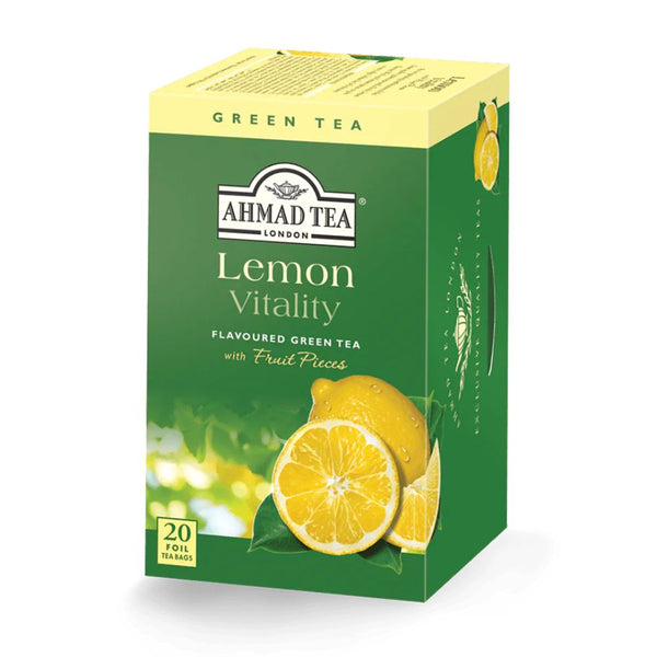 Ahmad Tea Lemon Green Tea 20 foil tea bags