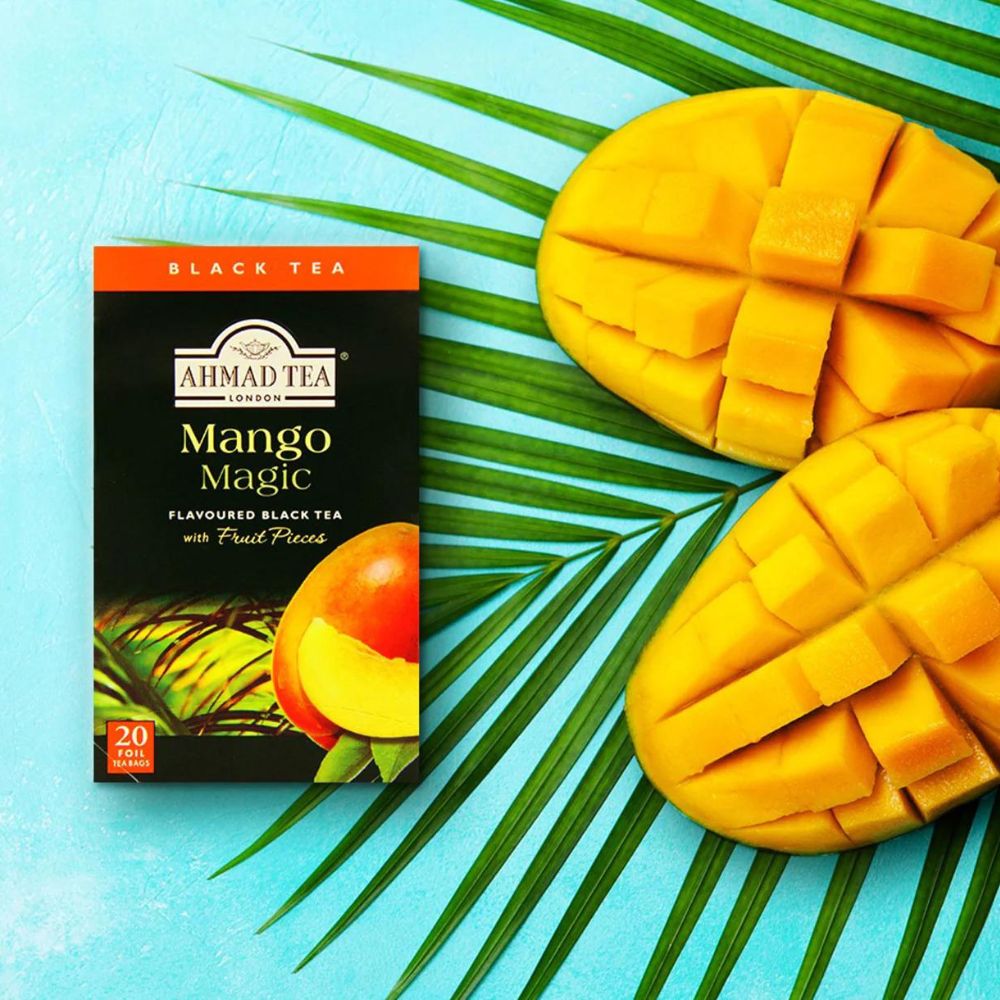 Ahmad Tea Mango Magic Black Tea 20 foil tea bags