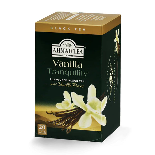 Ahmad Tea Vanilla Tranquility Black Tea 20 foil tea bags