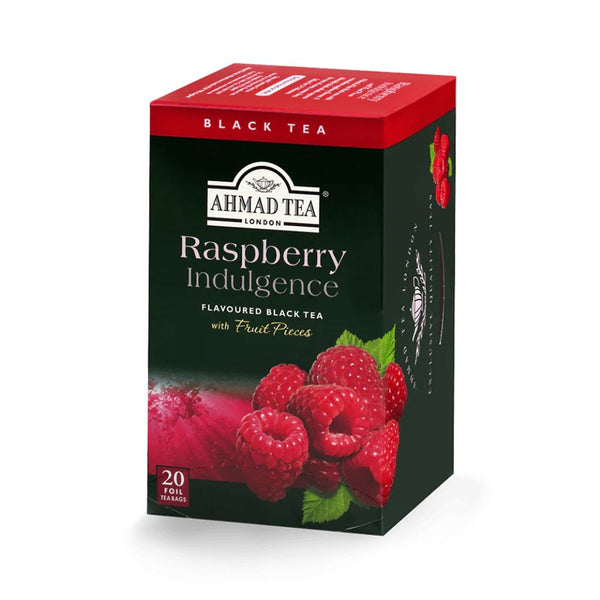 Ahmad Tea Raspberry Indulgence Black Tea 20 foil tea bags