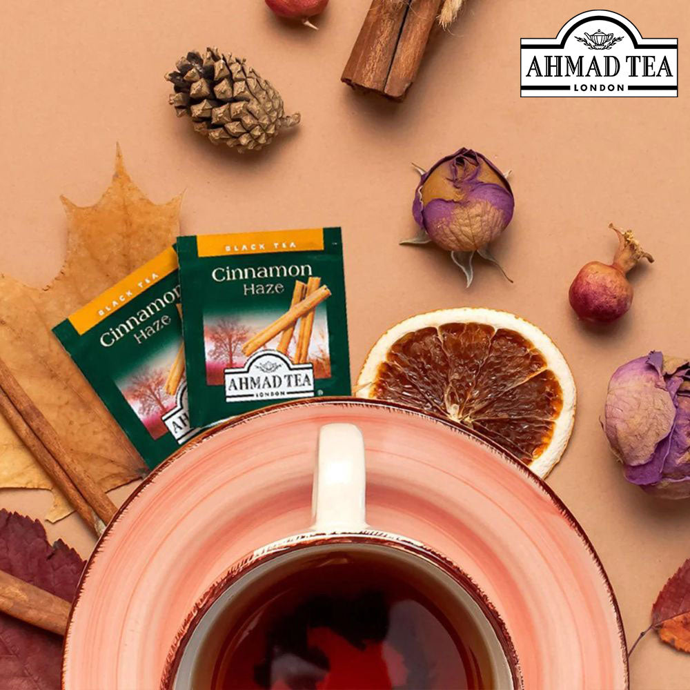 Ahmad Tea Cinnamon Haze Black Tea 20 foil tea bags