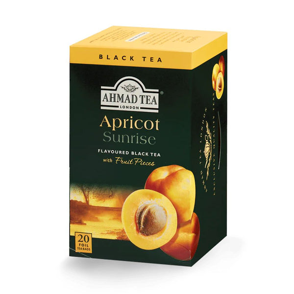 Ahmad Tea Apricot Sunrise Black Tea 20 foil tea bags