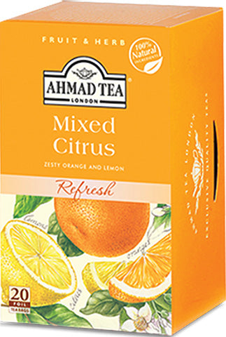 Ahmad Tea Mixed Citrus Herbal Tea 20 foil tea bags