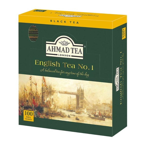 Ahmad English Tea No 1 Individually Wrapped Tea Bags 100ct