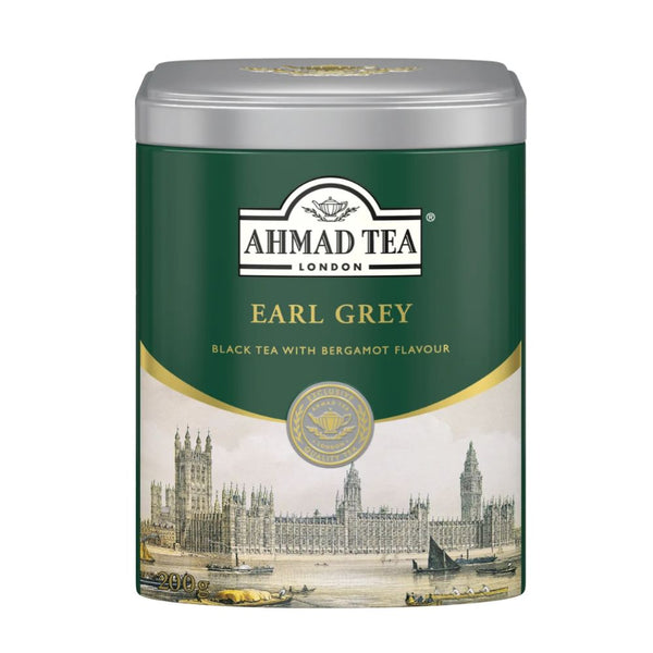 Ahmad Tea Earl Grey Black Loose Leaf Tea in Tin 7oz/200g