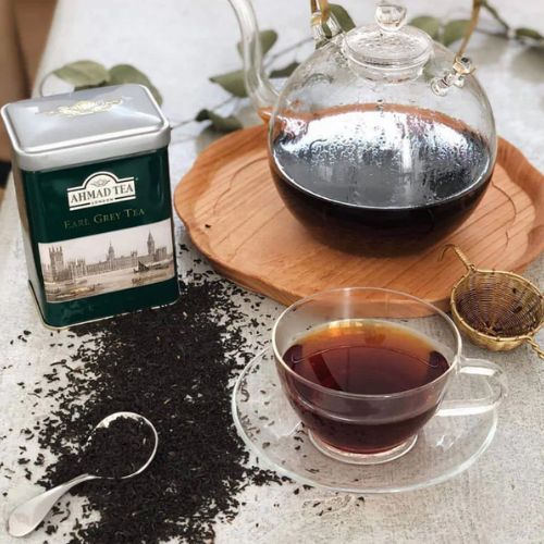 Ahmad Tea Earl Grey Black Loose Leaf Tea in Tin 7oz/200g