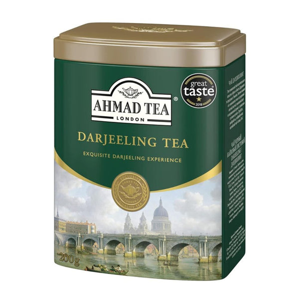 Ahmad Tea Darjeeling Black Loose Leaf Tea in Tin 7oz/200g