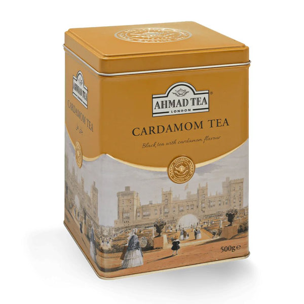Ahmad Tea Cardamom Black Loose Leaf Tea in Tin 17.6oz/500g