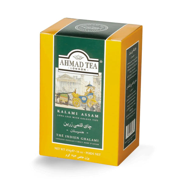 Ahmad Tea Kalami Assam Black Loose Leaf Tea in Paper Carton 16oz/454g