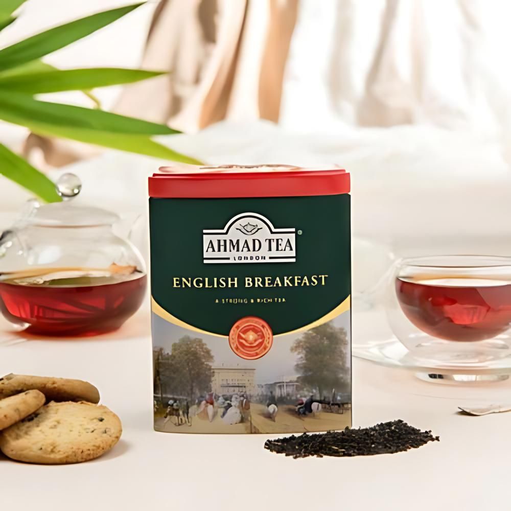 Ahmad Tea English Breakfast Black Loose Leaf Tea in Tin 7oz/200g