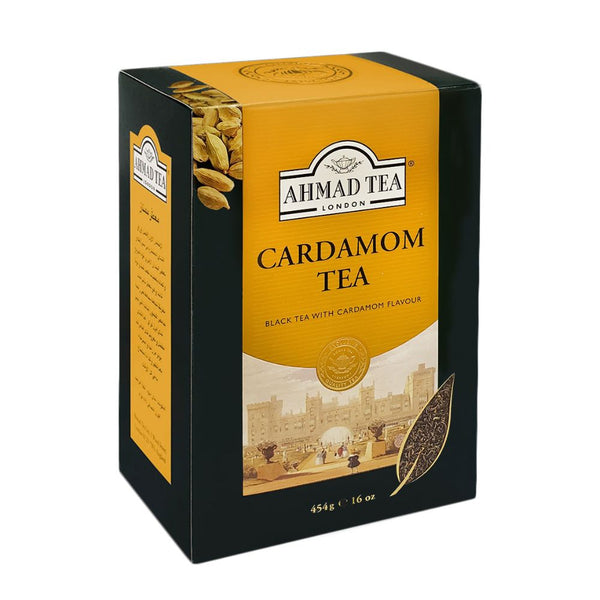 Ahmad Tea Cardamom Black Loose Leaf Tea in Paper Carton 16oz/454g