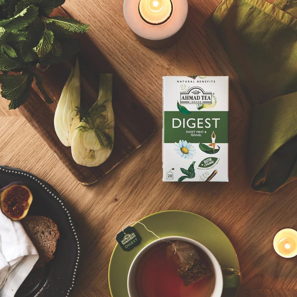 Ahmad Tea Digest Sweet Mint & Fennel 20 foil wrapped tea bags