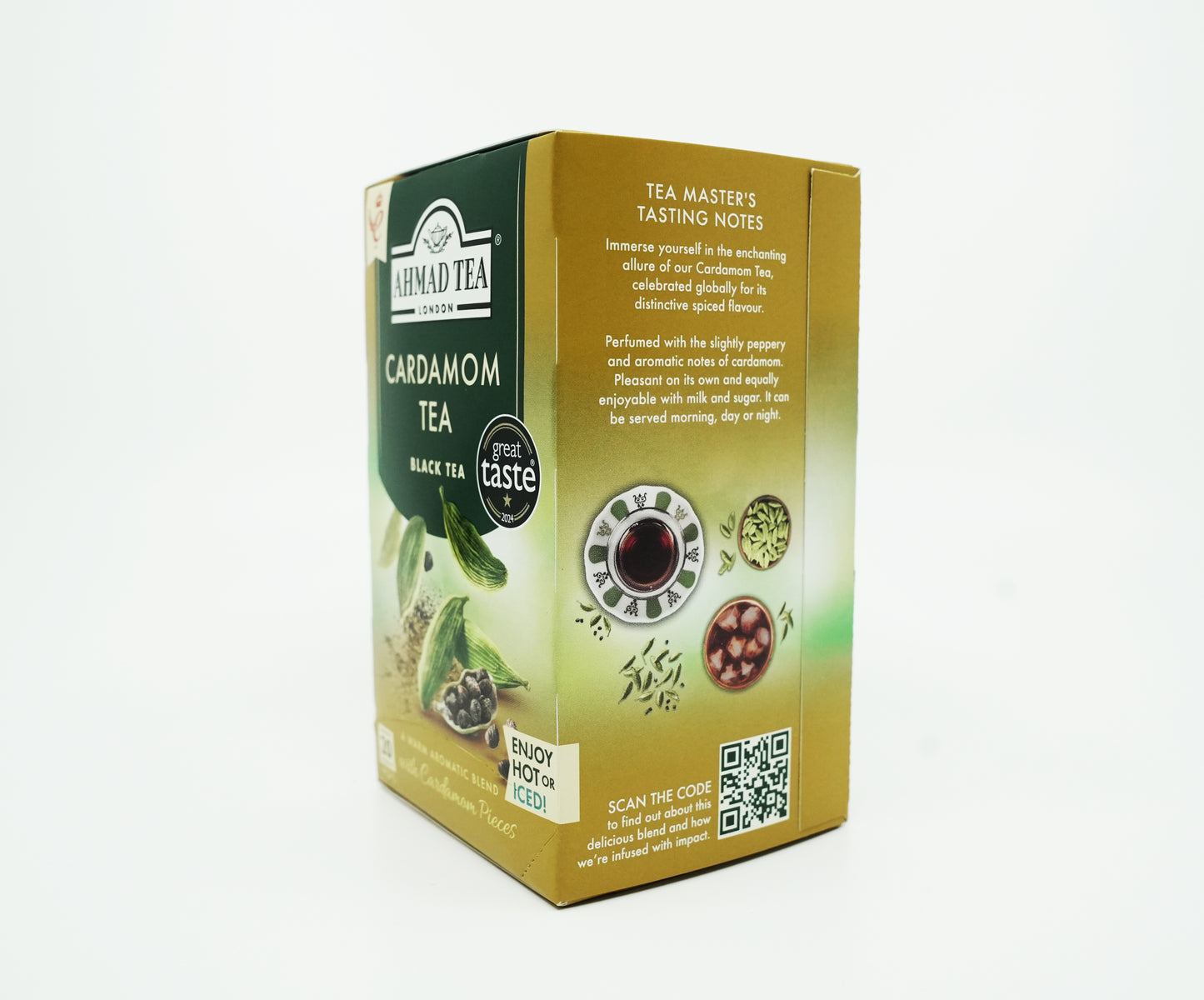 Ahmad Tea Cardamon Black Tea 20 foil tea bags