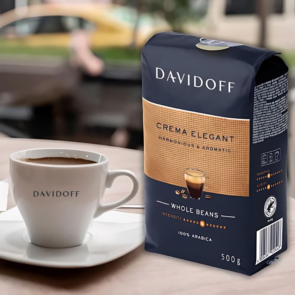 Davidoff Cafe Crema Elegant Whole Bean Coffee 17.6oz/500g