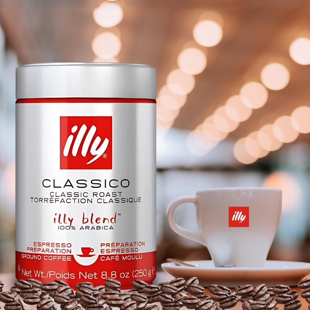 illy Classico Espresso Ground Coffee 8.8oz/250g