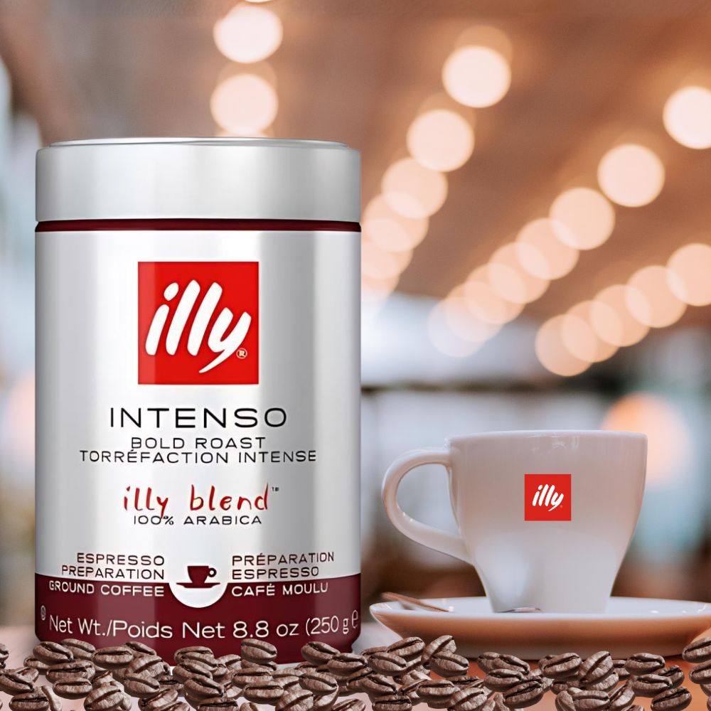 illy Intenso Espresso Ground Coffee 8.8oz/250g