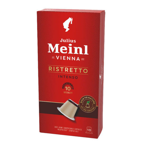 Julius Meinl Ristretto Intenso Coffee Nespresso Biodegradable 10 Caps