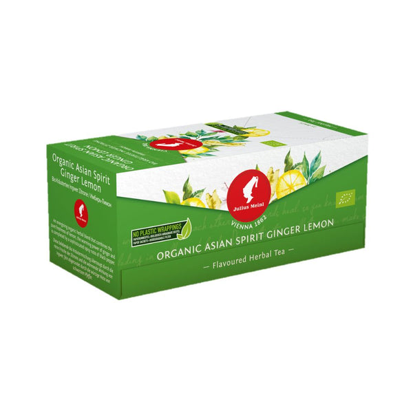Julius Meinl Organic Asian Spirit Ginger Lemon Herbal Tea 25ct