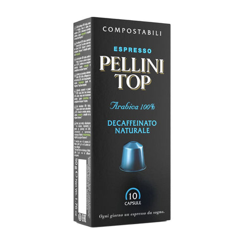 Pellini Natural Decaffeinated 100% Arabica Nespresso Capsules 10ct