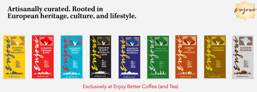 Enjoué Exquisite French Roast Whole Bean Coffee 8.8oz/250g