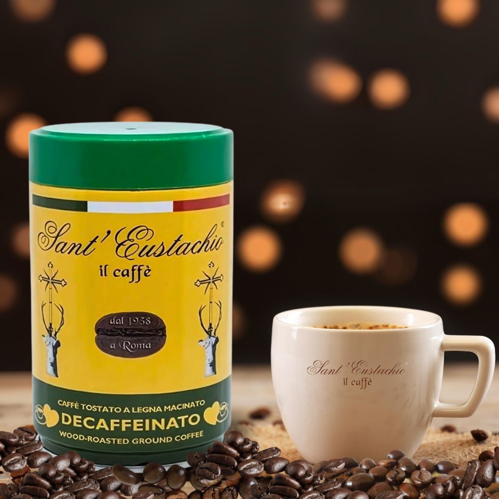 Sant'Eustachio Decaffeinated Ground Coffee in can 8.8oz/250g