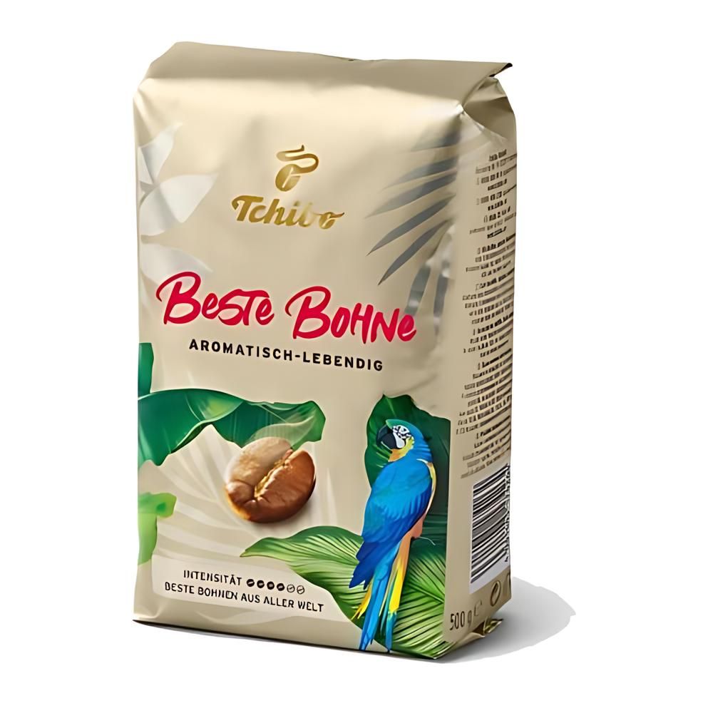 Tchibo Beste Bohne Whole Bean Coffee 17.6oz/500g