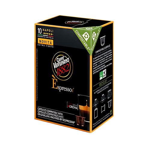 Caffe Vergnano Napoli Coffee Nespresso Capsules 10ct