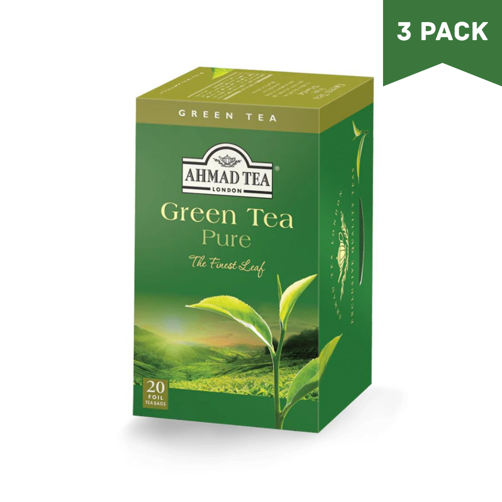 Ahmad Tea Pure Green Tea 20 foil tea bags