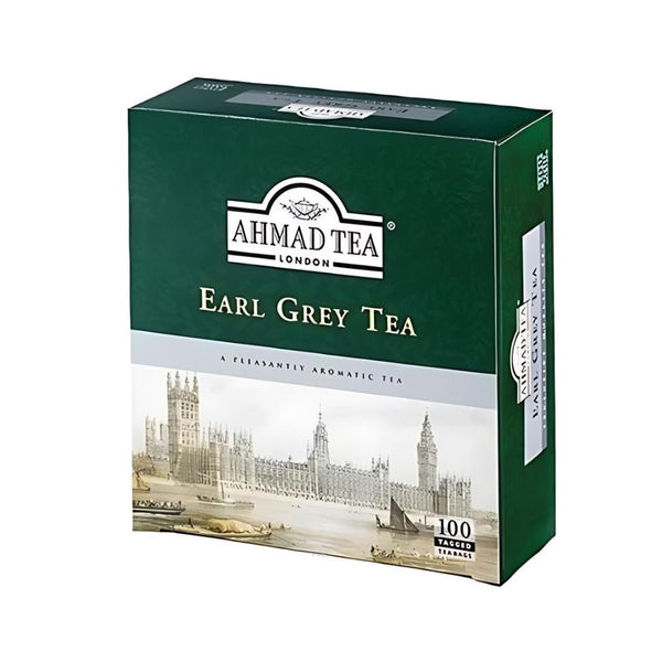 Ahmad Tea Earl Grey Black Tea 100 Tagged tea bags