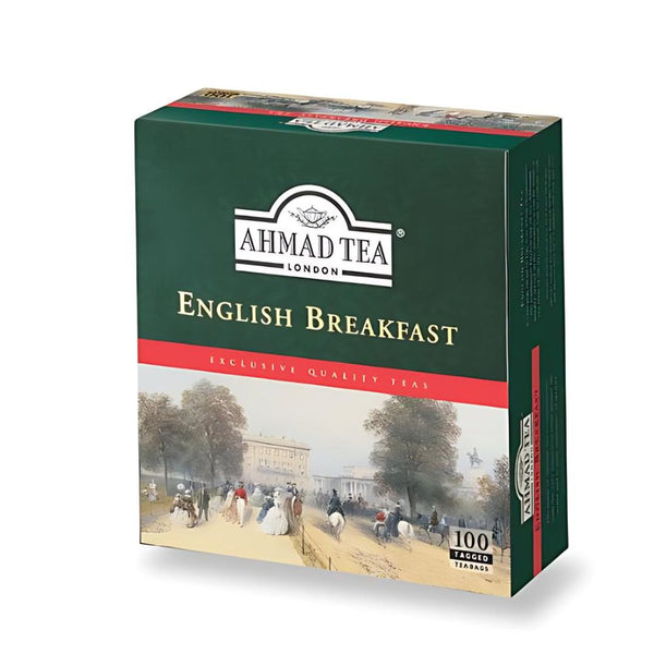 Ahmad Tea English Breakfast Black Tea 100 Tagged tea bags