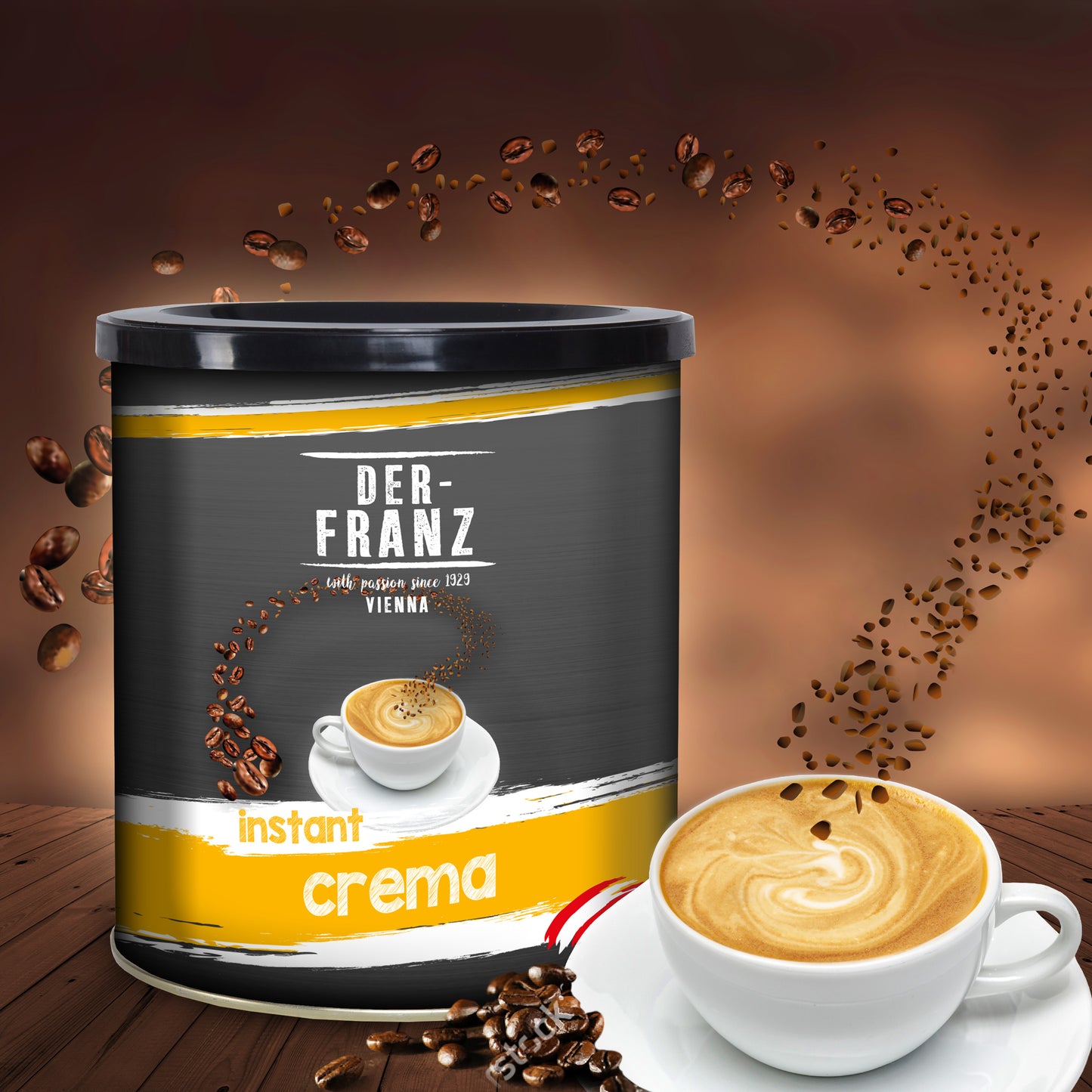 Der Franz Crema Instant Coffee 7.05oz/200g