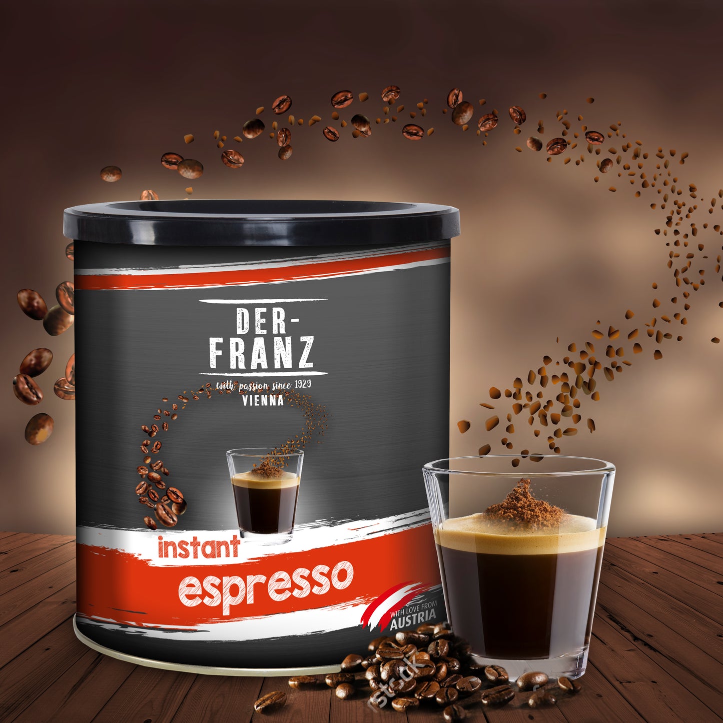 Der Franz Espresso Instant Coffee 7.05oz/200g