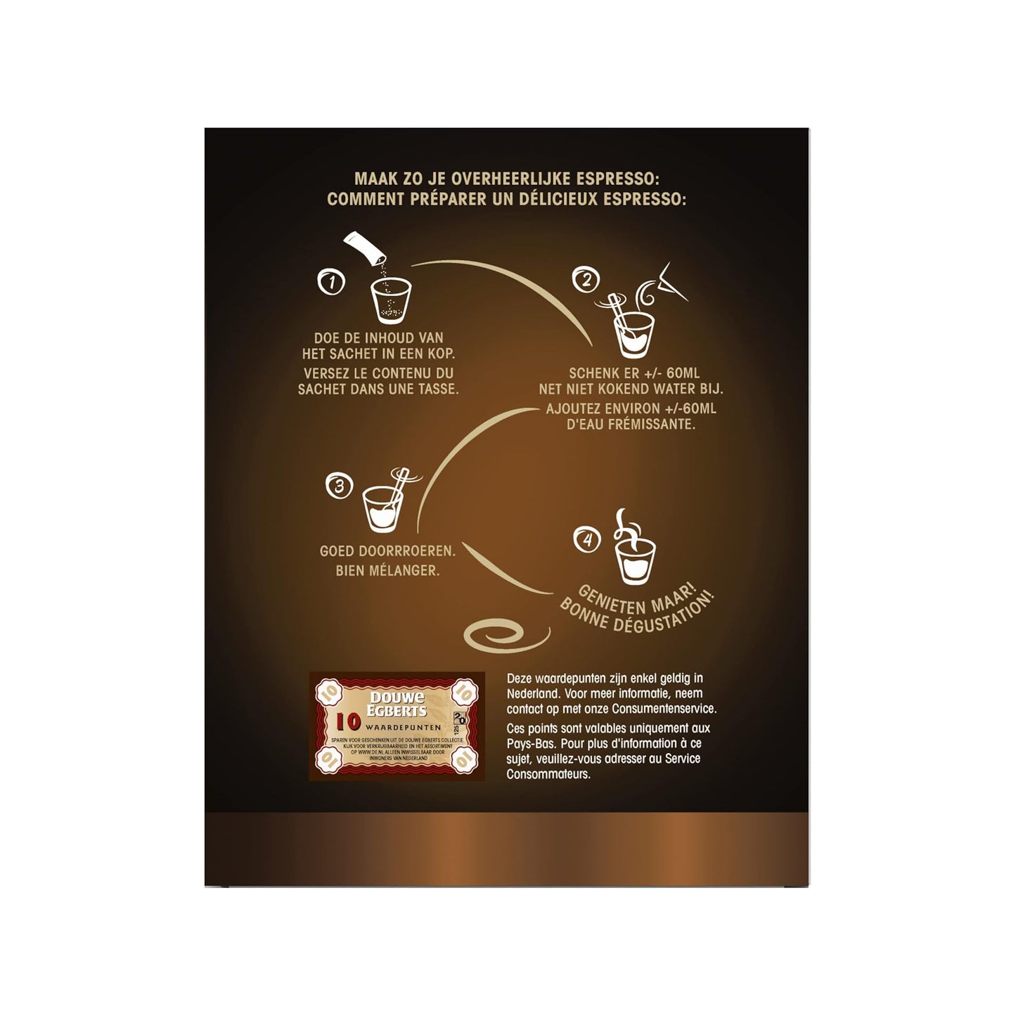 Douwe Egberts Instant Espresso Sticks 25ct - Pack of 3