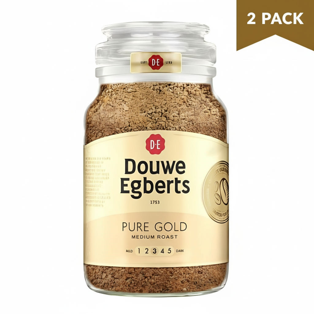 Douwe Egberts Pure Gold Instant Coffee 6.7oz/190g - Pack of 2