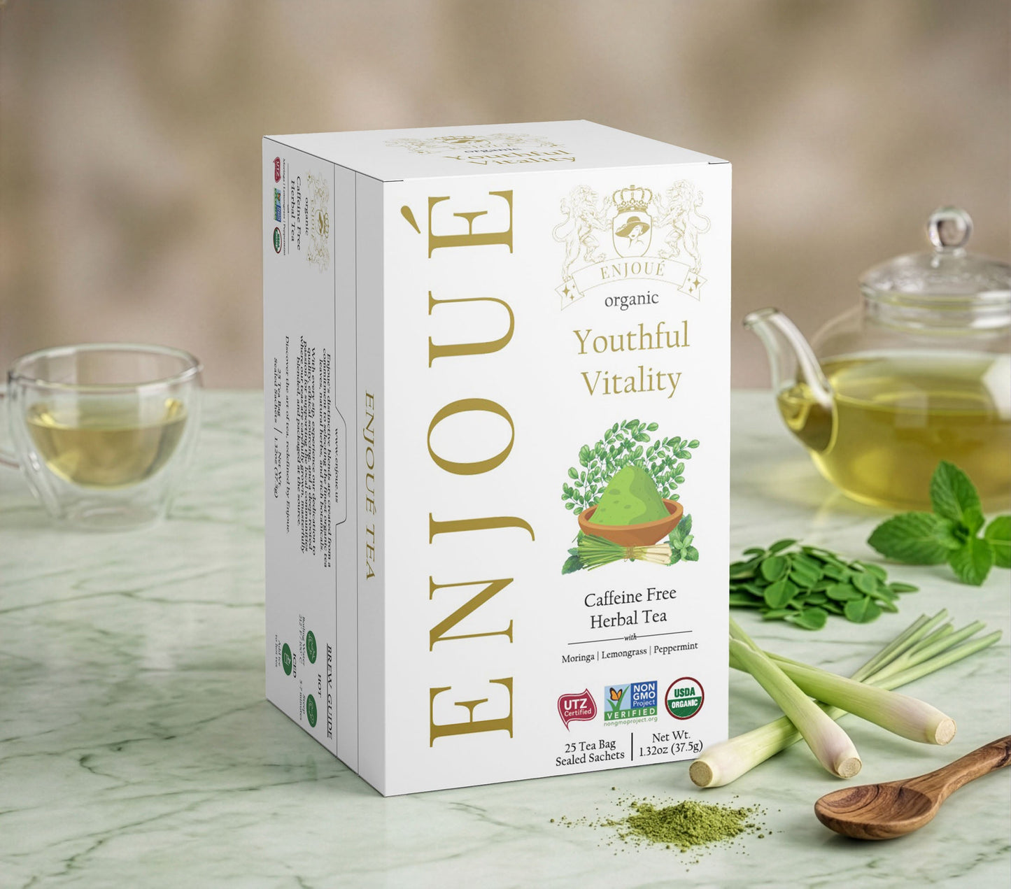 Enjoue Organic Youthful Vitality Herbal Tea