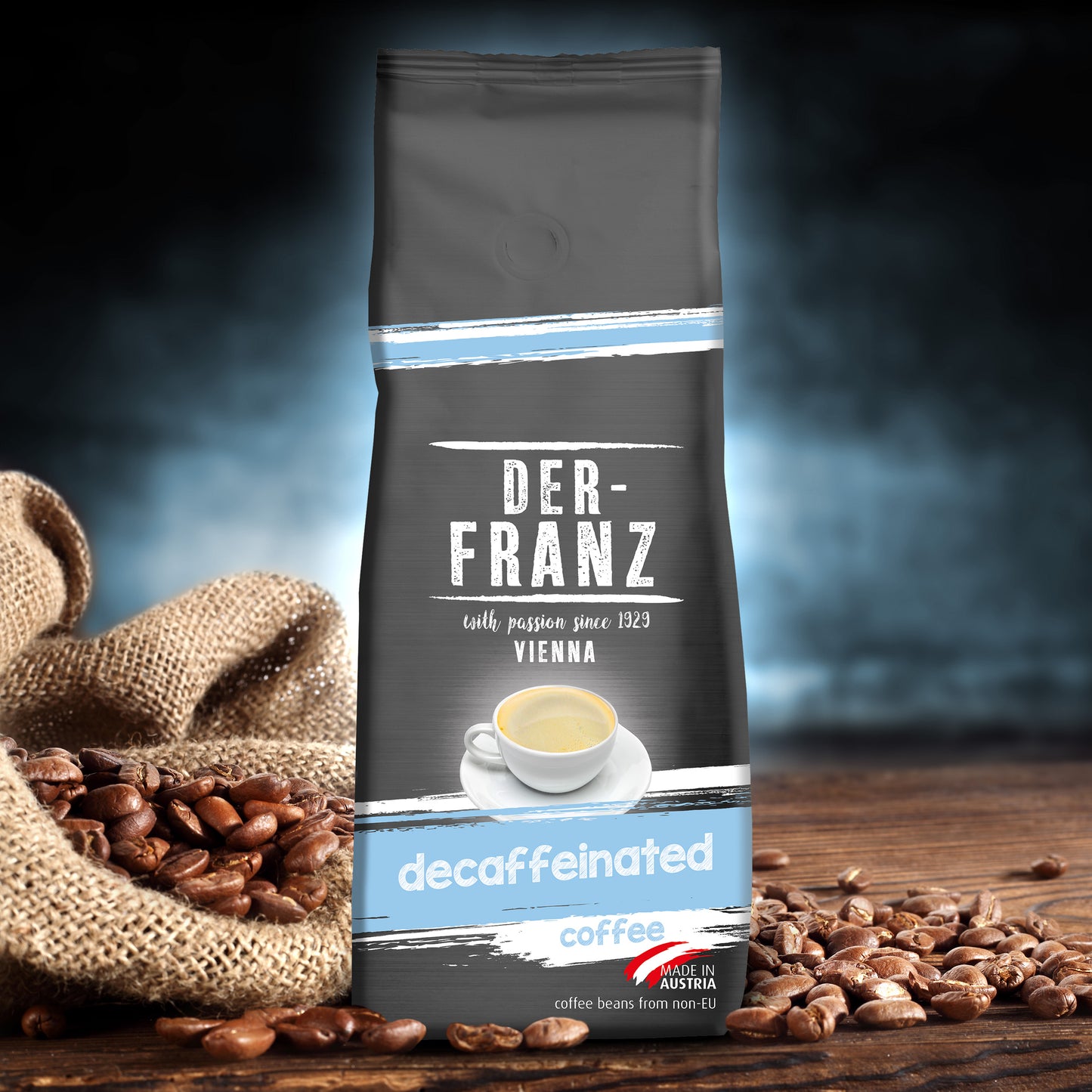 Der Franz Decaffeinated Ground Coffee 17.6oz/500g