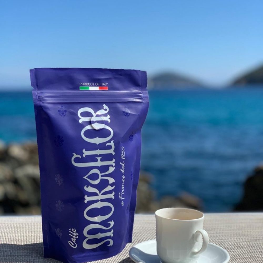 Mokaflor Blu 50/50 Ground Coffee 8.8oz/250g