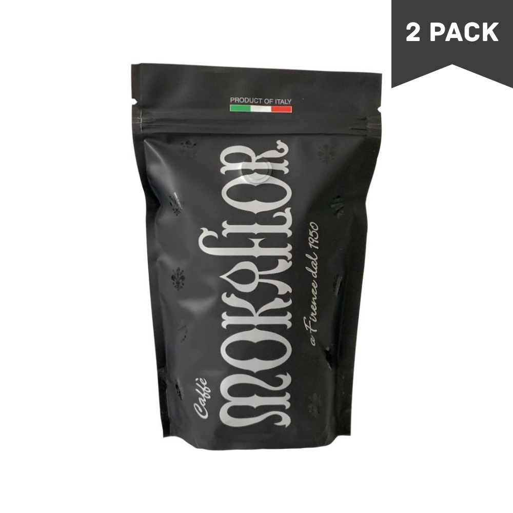 Mokaflor Nero 100% Arabica Ground Coffee 8.8oz/250g - Pack of 2