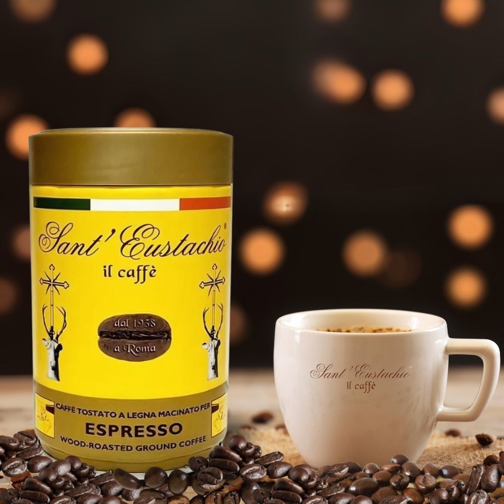 Sant'Eustachio Espresso Ground Coffee in Can 8.8oz/250g