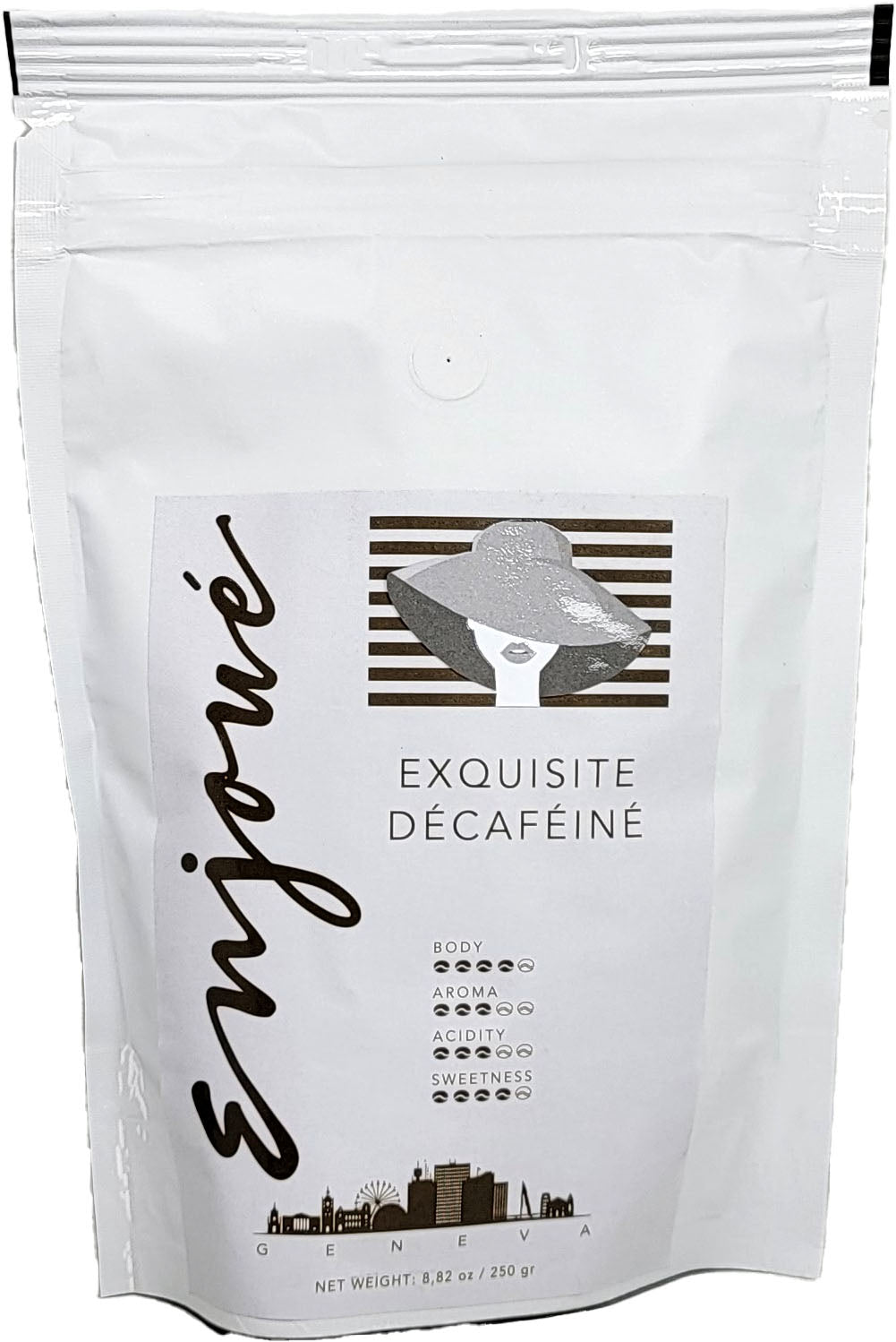 Enjoué Exquisite Décaféiné Ground Coffee 8.8oz/250g